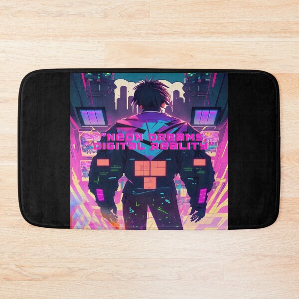 Item preview, "Neon Dreams, Digital Reality" designed and sold by Nachiteca.