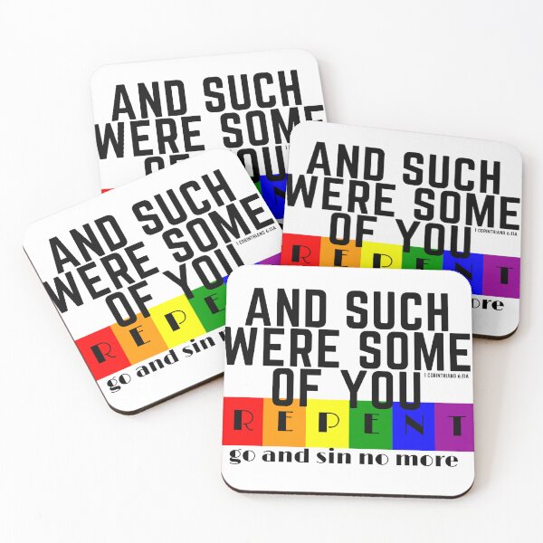 Item preview, Such Were Some of You Repent Rainbow designed and sold by NonPCTruths.