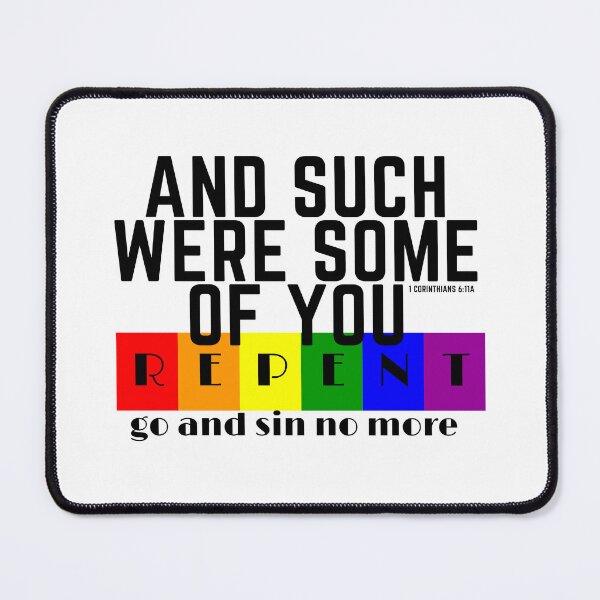 Item preview, Such Were Some of You Repent Rainbow designed and sold by NonPCTruths.