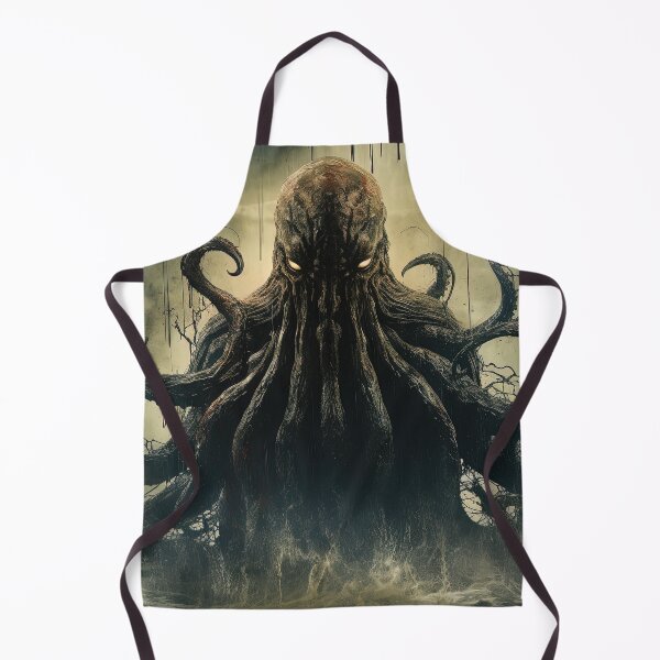Item preview, Dark Cthulhu Kraken Monster Vintage Horror Movie Poster designed and sold by sμ (smew).