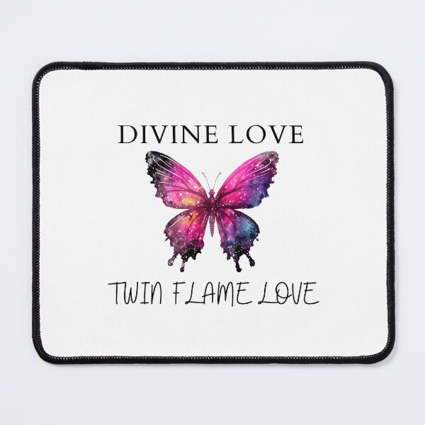 Item preview, Divine Love Twin Flame Love Butterfly Sticker designed and sold by MuditasEyes.