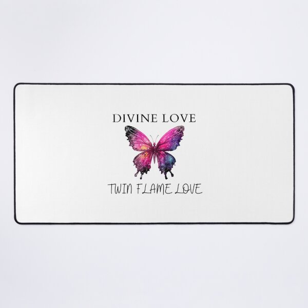 Item preview, Divine Love Twin Flame Love Butterfly Sticker designed and sold by MuditasEyes.