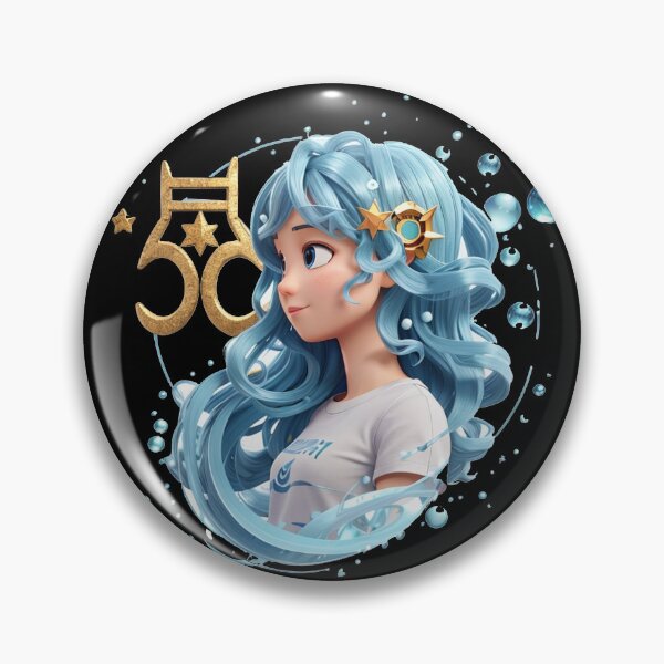 Item preview, Zodiac sign Aquarius Element of Air designed and sold by TrendyPalette.
