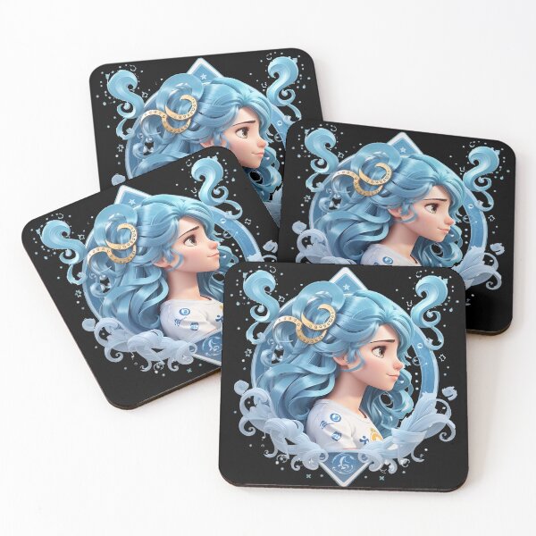 Item preview, Zodiac sign Aquarius Element of Air designed and sold by TrendyPalette.