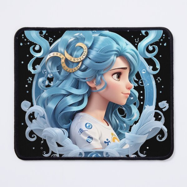 Item preview, Zodiac sign Aquarius Element of Air designed and sold by TrendyPalette.