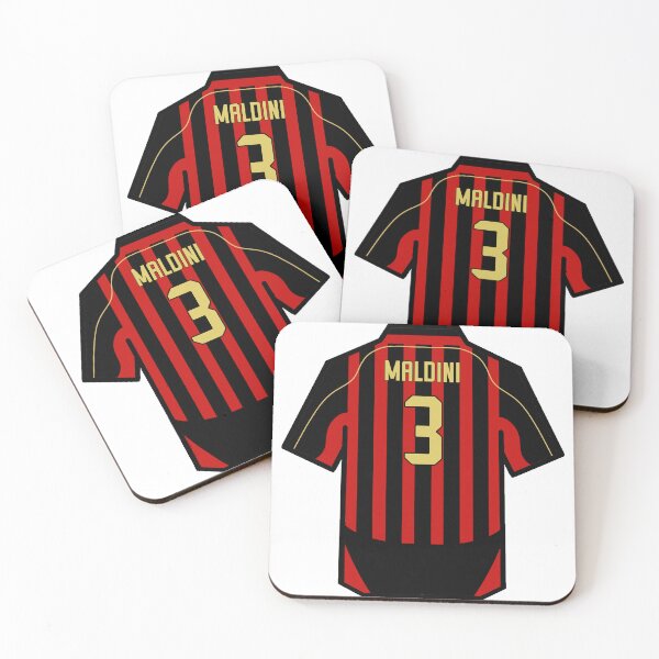 Item preview, Paolo Maldini 2006/2007 AC Milan Retro Shirt designed and sold by ArtForAllAges.