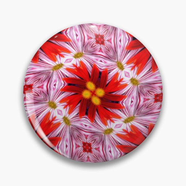 Item preview, Beautiful Red Flower Pattern designed and sold by Patternflower.