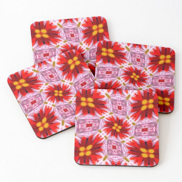Item preview, Beautiful Red Flower Pattern designed and sold by Patternflower.