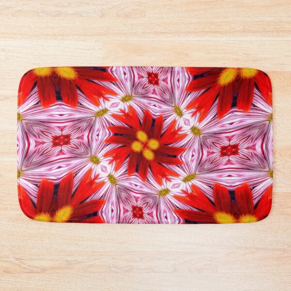 Item preview, Beautiful Red Flower Pattern designed and sold by Patternflower.