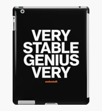 16229-05-BDK – Stable Genius – Very (White) iPad Case/Skin