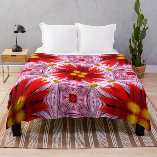 Item preview, Beautiful Red Flower Pattern designed and sold by Patternflower.