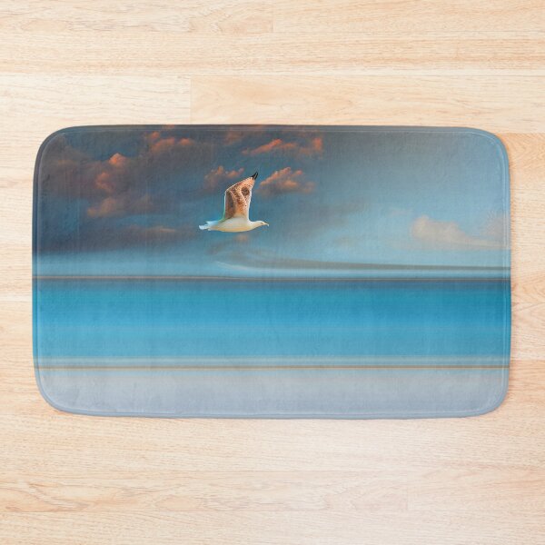 Item preview, Flying Seagull and Ocean - Coastal Bird in Flight 3 of 4 designed and sold by Beachy.