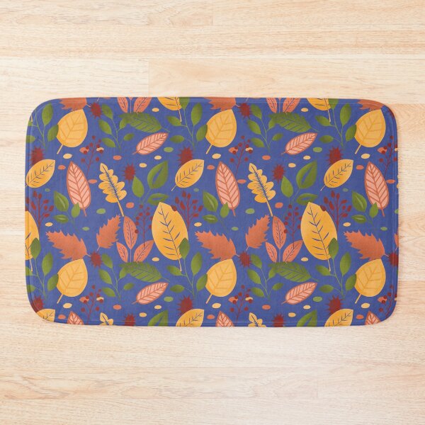 Item preview, Seamless pattern different autumn leaves designed and sold by AlenikArt.