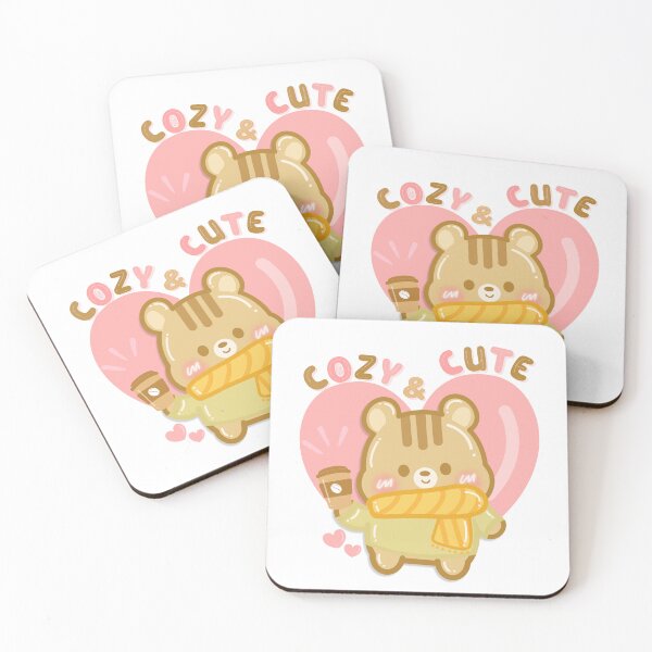 Item preview, Cozy and Cute Kawaii Chipmunk Coffee designed and sold by cutecozynook.
