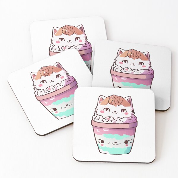 Artikelvorschau, Ice Cream Kitty - Purrfait entworfen und verkauft von ArchieDid.