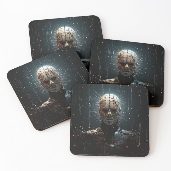 Item preview, Dark Pinhead Demon Vintage Horror Movie Poster designed and sold by sμ (smew).