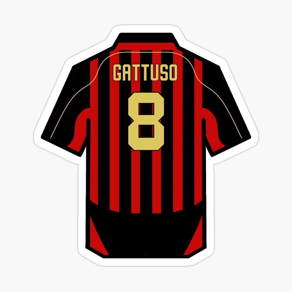 Gennaro Gattuso 2006/2007 AC Milan Retro Shirt