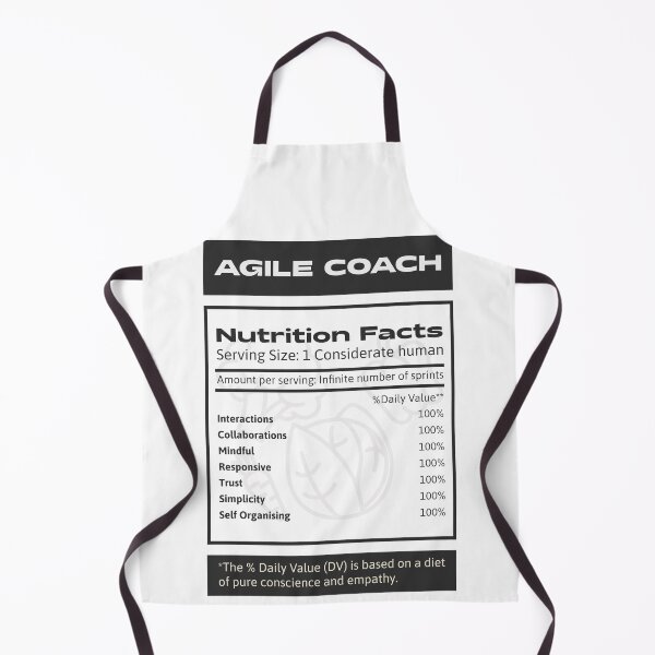 Item preview, Agile Coach Nutrition Facts designed and sold by Salma Satya & Co.