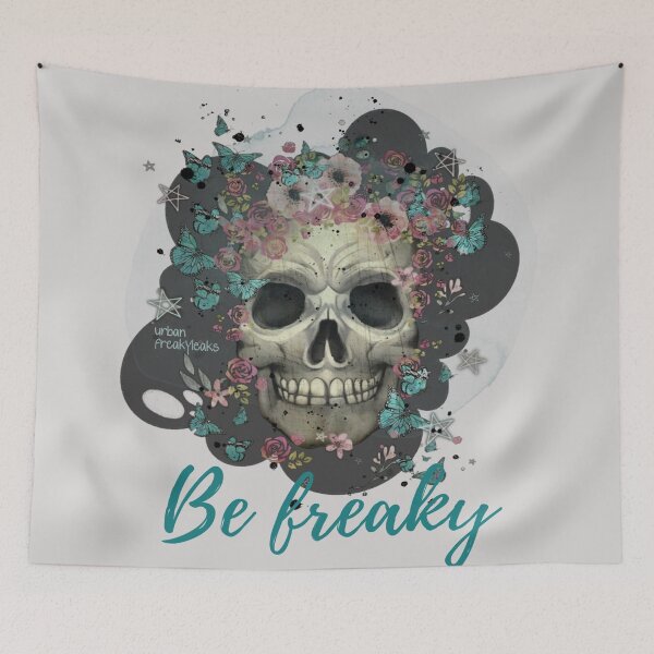 Item preview, "Be freaky" skull designed and sold by inarausch2023.