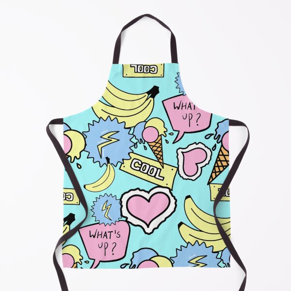 Item preview, Chill Vibes Cartoon Ice Cream, Bananas, Hearts - Whimsical Pastel Artwork designed and sold by HueHop.