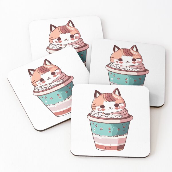 Artikelvorschau, Ice Cream Kitty - Caramel Crunch entworfen und verkauft von ArchieDid.