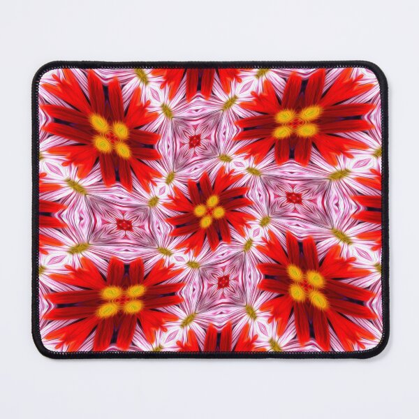 Item preview, Beautiful Red Flower Pattern designed and sold by Patternflower.