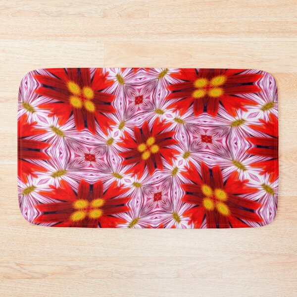 Item preview, Beautiful Red Flower Pattern designed and sold by Patternflower.