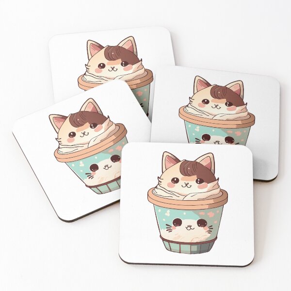 Artikelvorschau, Ice Cream Kitty - Choco-Chip entworfen und verkauft von ArchieDid.
