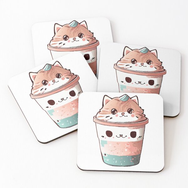 Artikelvorschau, Ice Cream Kitty - Vanilla Vibe entworfen und verkauft von ArchieDid.