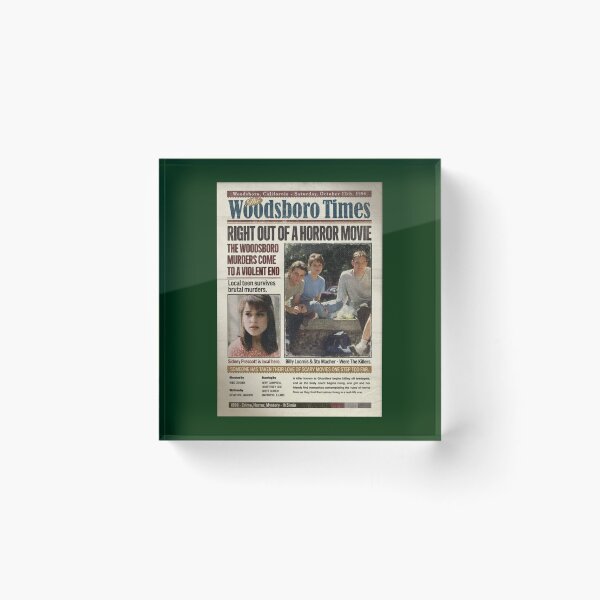 Item preview, Scream Woodsboro Newspaper designed and sold by BrookeTorley.