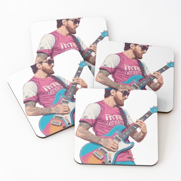 Item preview, Messi Inter Miami Rock'n'roll  designed and sold by Zenvyra.