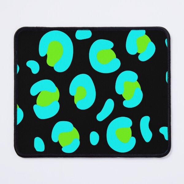 Item preview, Black and Green and Teal Neon Leopard Print: Pattern Mixing Magic designed and sold by Rebecca Turk.