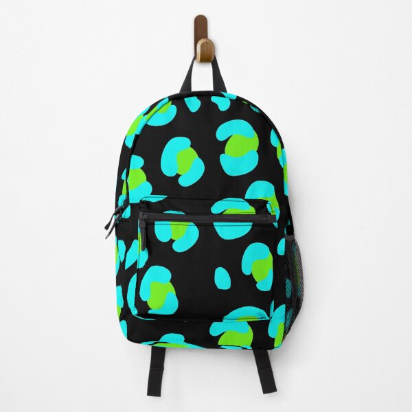 Item preview, Black and Green and Teal Neon Leopard Print: Pattern Mixing Magic designed and sold by Rebecca Turk.