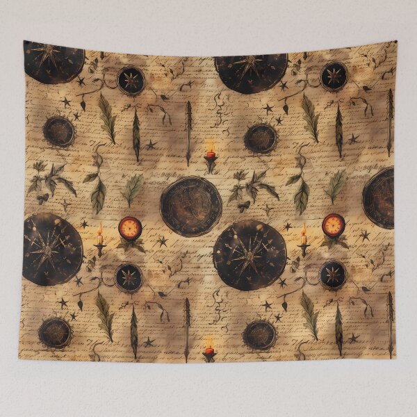 Item preview, Fantasy Magic Spell Notes on Parchment designed and sold by SchorlCraft.
