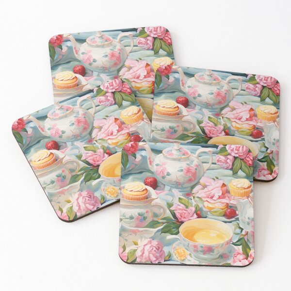 Item preview, Meeting friends at afternoon tea designed and sold by Madeby-JudyBoo.