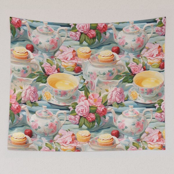 Item preview, Meeting friends at afternoon tea designed and sold by Madeby-JudyBoo.
