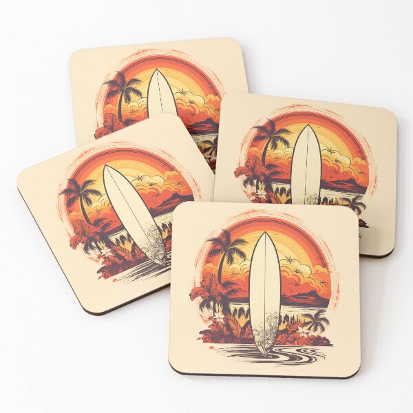 Item preview, "Nostalgic White Waves: Surfer's Delight" designed and sold by Art-Vortex-fr.