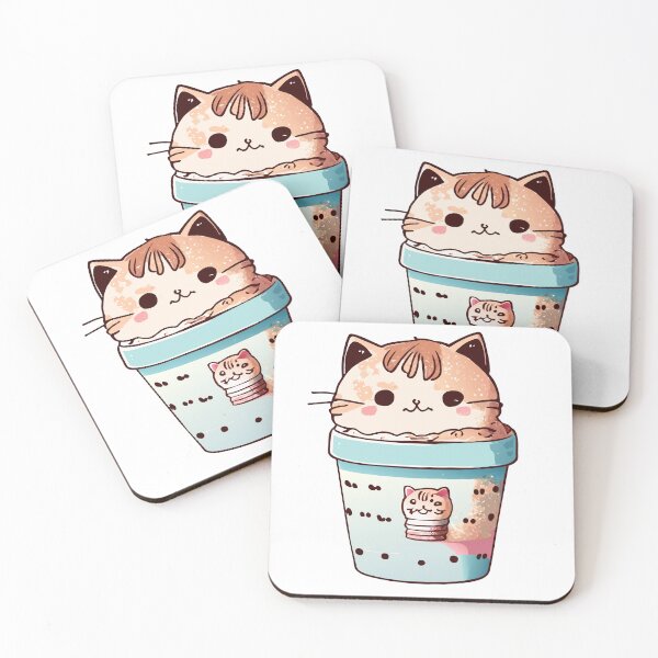 Artikelvorschau, Ice Cream Kitty - Pistachio Purr entworfen und verkauft von ArchieDid.