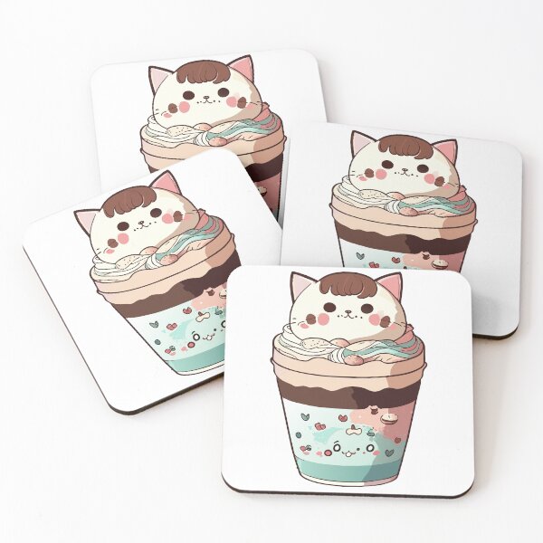 Artikelvorschau, Ice Cream Kitty - Blueberry Bliss entworfen und verkauft von ArchieDid.
