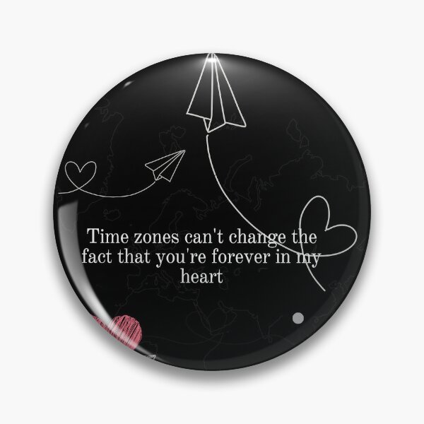 Item preview, Timezones and love designed and sold by Sunbirds.