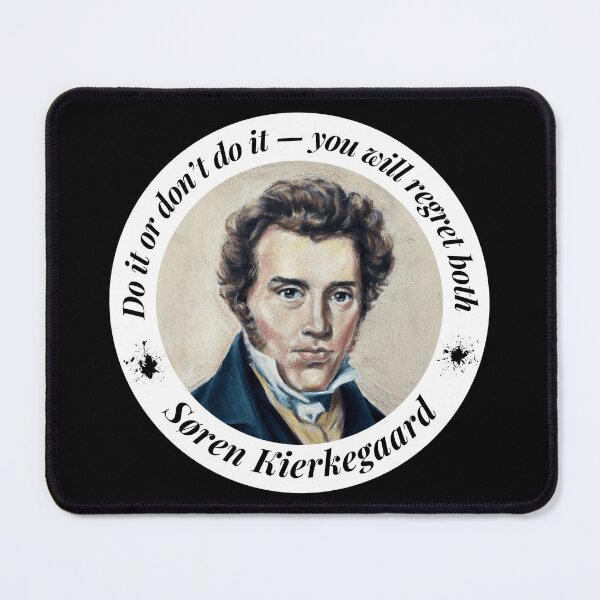 Item preview, Søren Kierkegaard do it or don't do it designed and sold by Cleanthes.