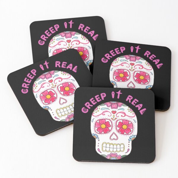 Item preview, Creep it Real - Pink sugar Skull  designed and sold by Allomensiaa.