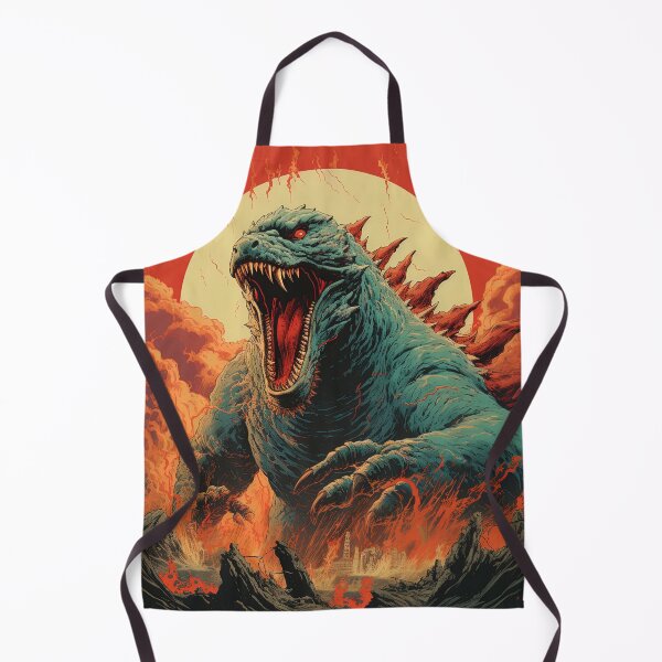 Item preview, Dinosaur Lizard Demon Vintage Horror Movie Poster designed and sold by sμ (smew).