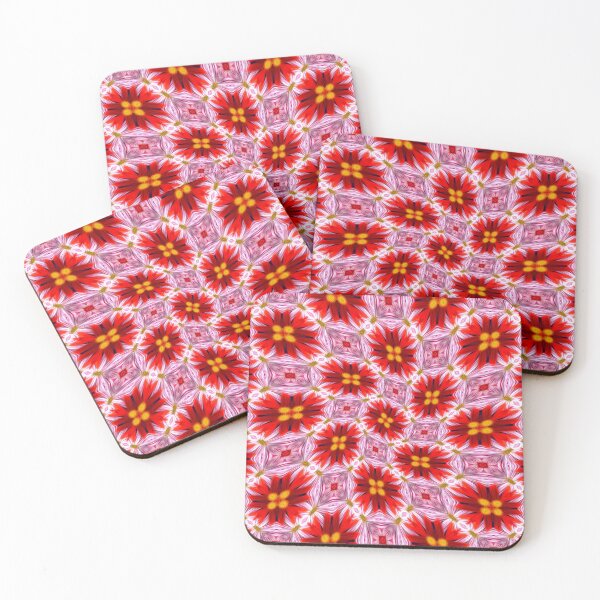 Item preview, Beautiful Red Flower Pattern designed and sold by Patternflower.