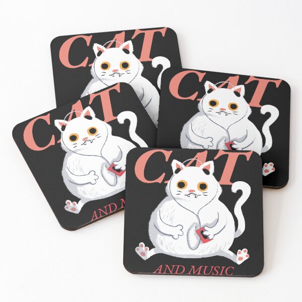 Item preview, Cat and Music designed and sold by erenton.