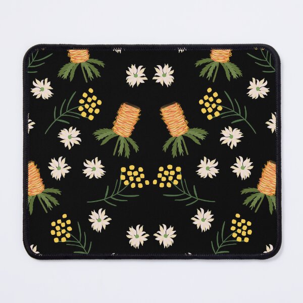 Item preview, Australian Flowers on Black designed and sold by KizzyW.