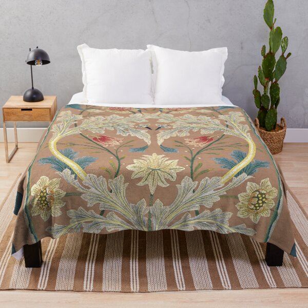 Item preview, Vintage Panel of Floral Embroidery | P436 designed and sold by Piccolo Fiore Prints.
