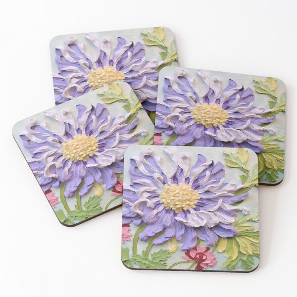 Item preview, Textured Chrysanthemum Blossoms  designed and sold by Rocky Mountain Artistry.