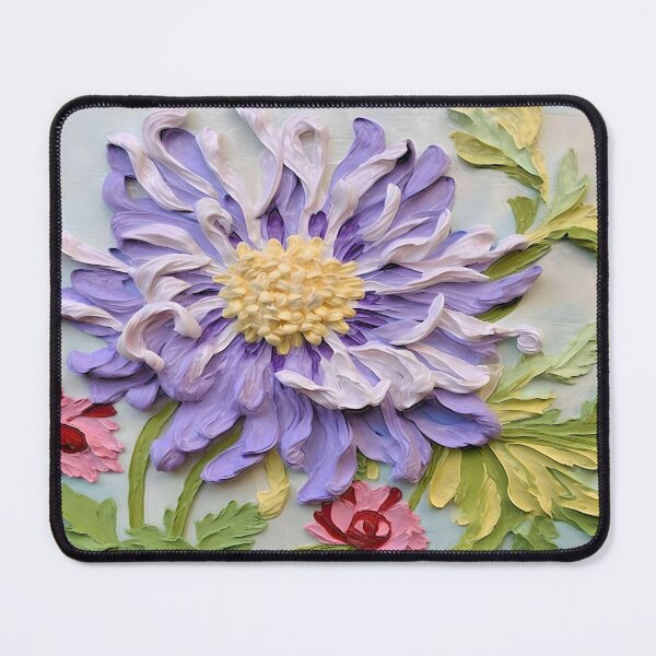 Item preview, Textured Chrysanthemum Blossoms designed and sold by Rocky Mountain Artistry.