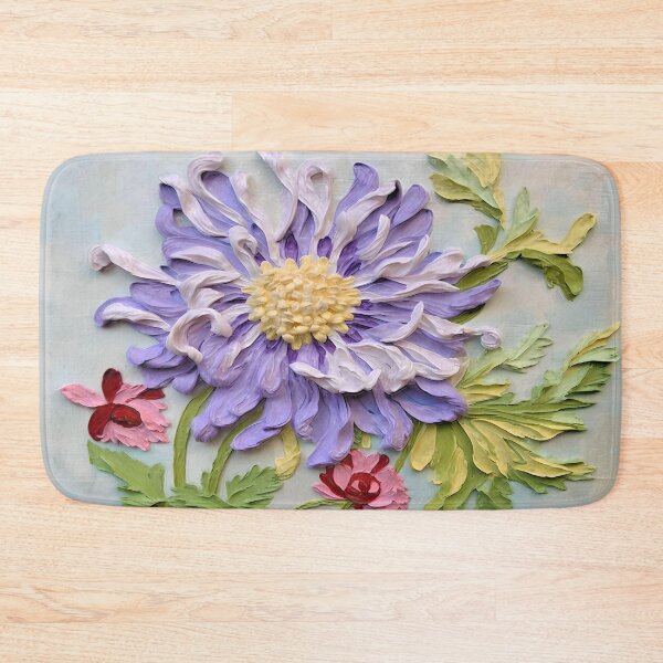 Item preview, Textured Chrysanthemum Blossoms  designed and sold by Rocky Mountain Artistry.